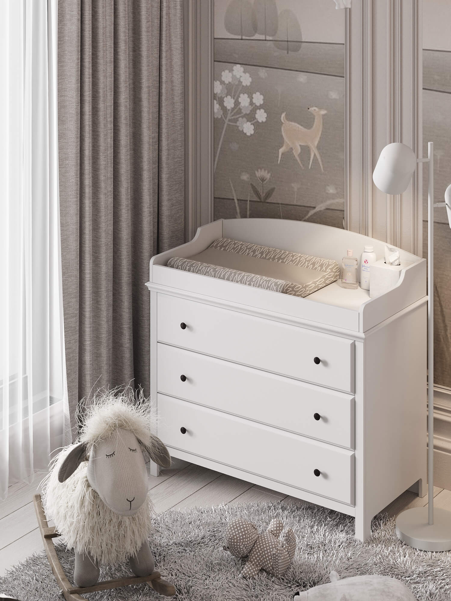 90㎡高级灰色系公寓设计 至素至简，气质非凡！-34