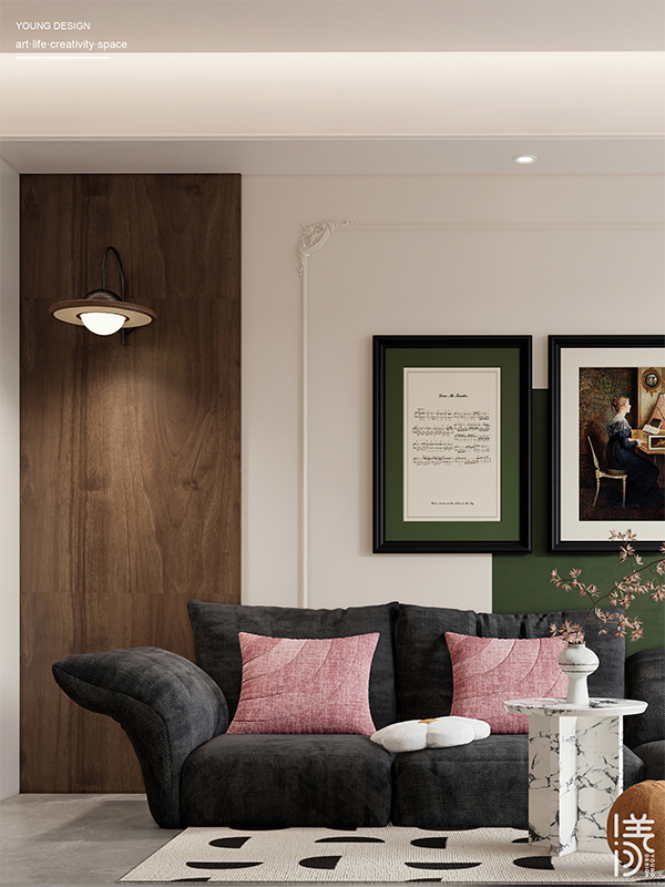 轻法式复古之家丨深圳漾空间设计有限公司-3