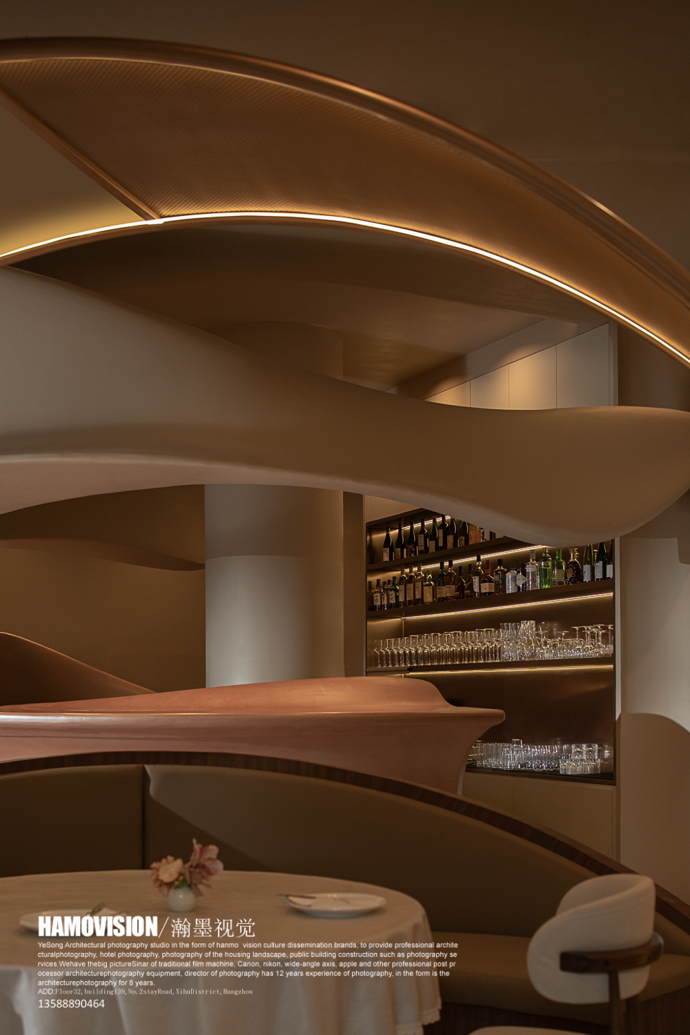 环球首发！×餐厅空间·有家餐厅·壹高|袁杰设计：引自然入室，绘沙海繁花之境-66