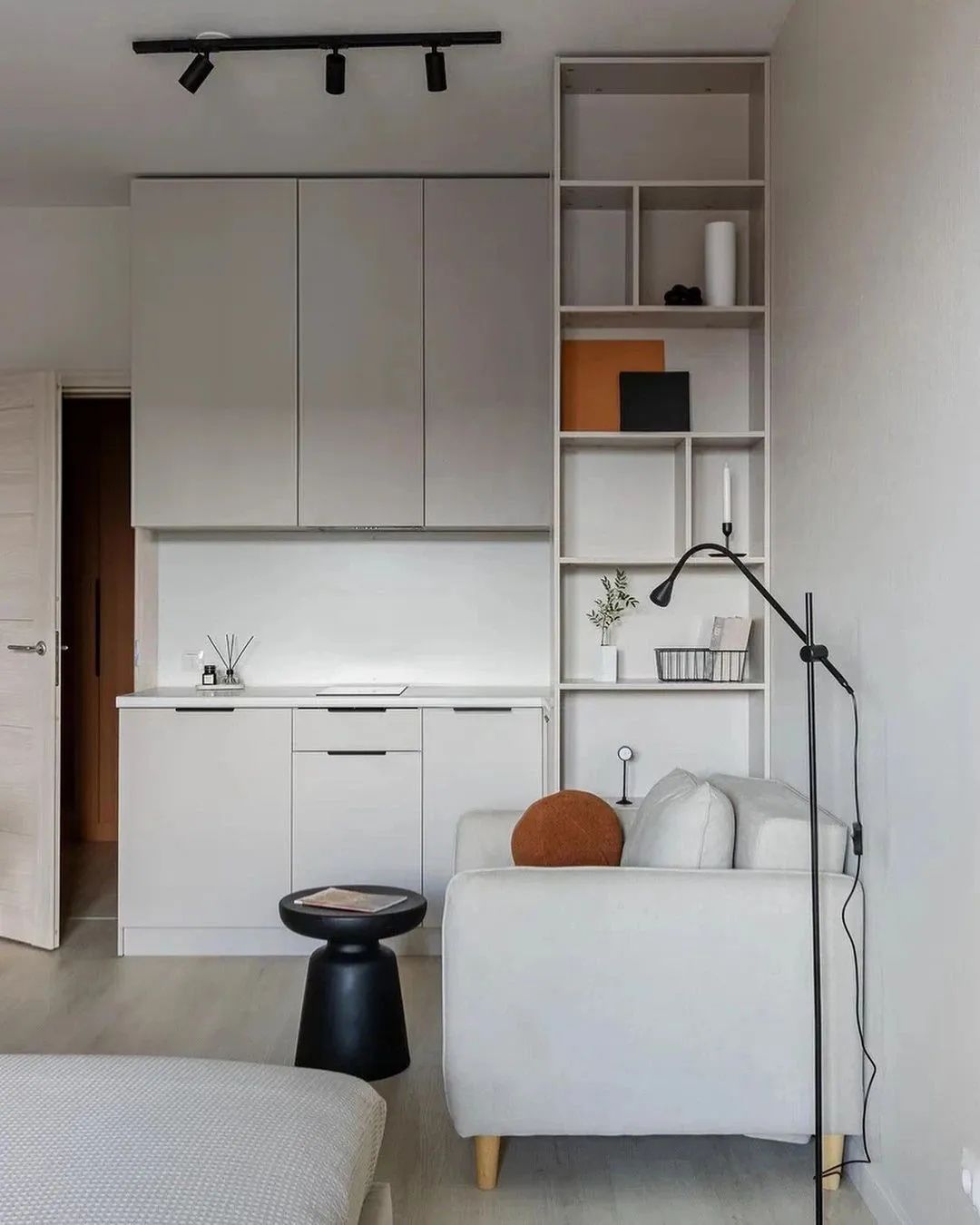 29㎡一字型小公寓室内设计丨Ekaterina Shein-0