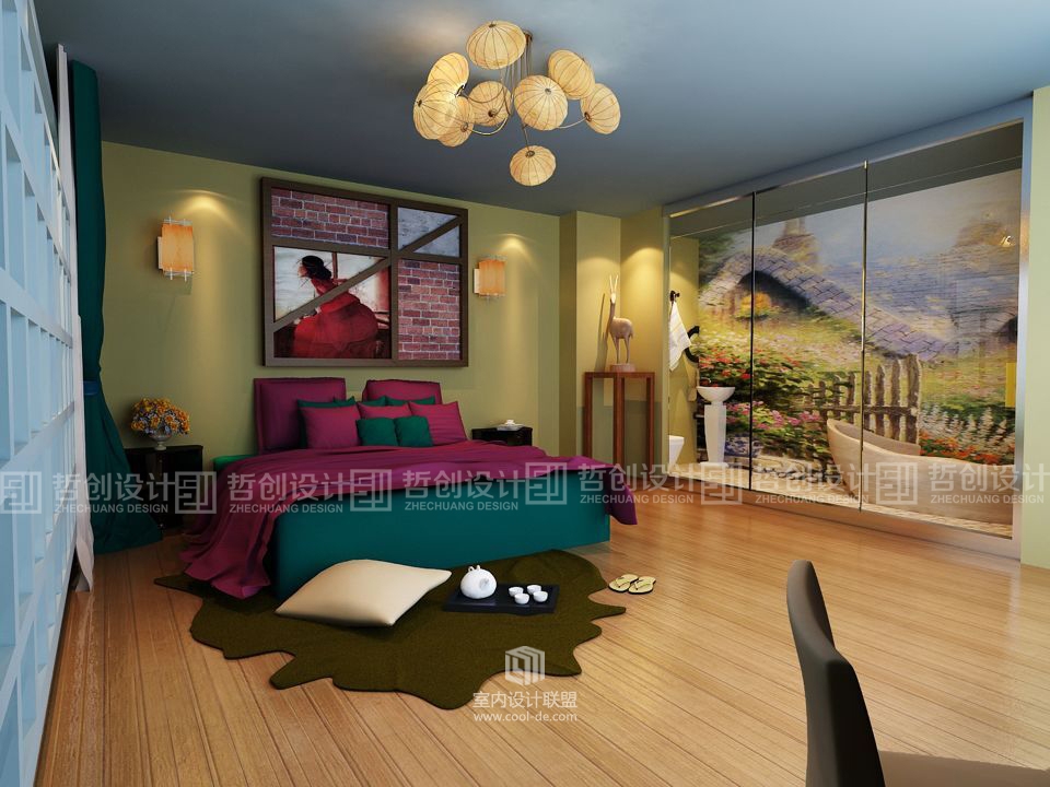 味梓巢主题酒店装修设计效果图-昆明酒店装修设计-17