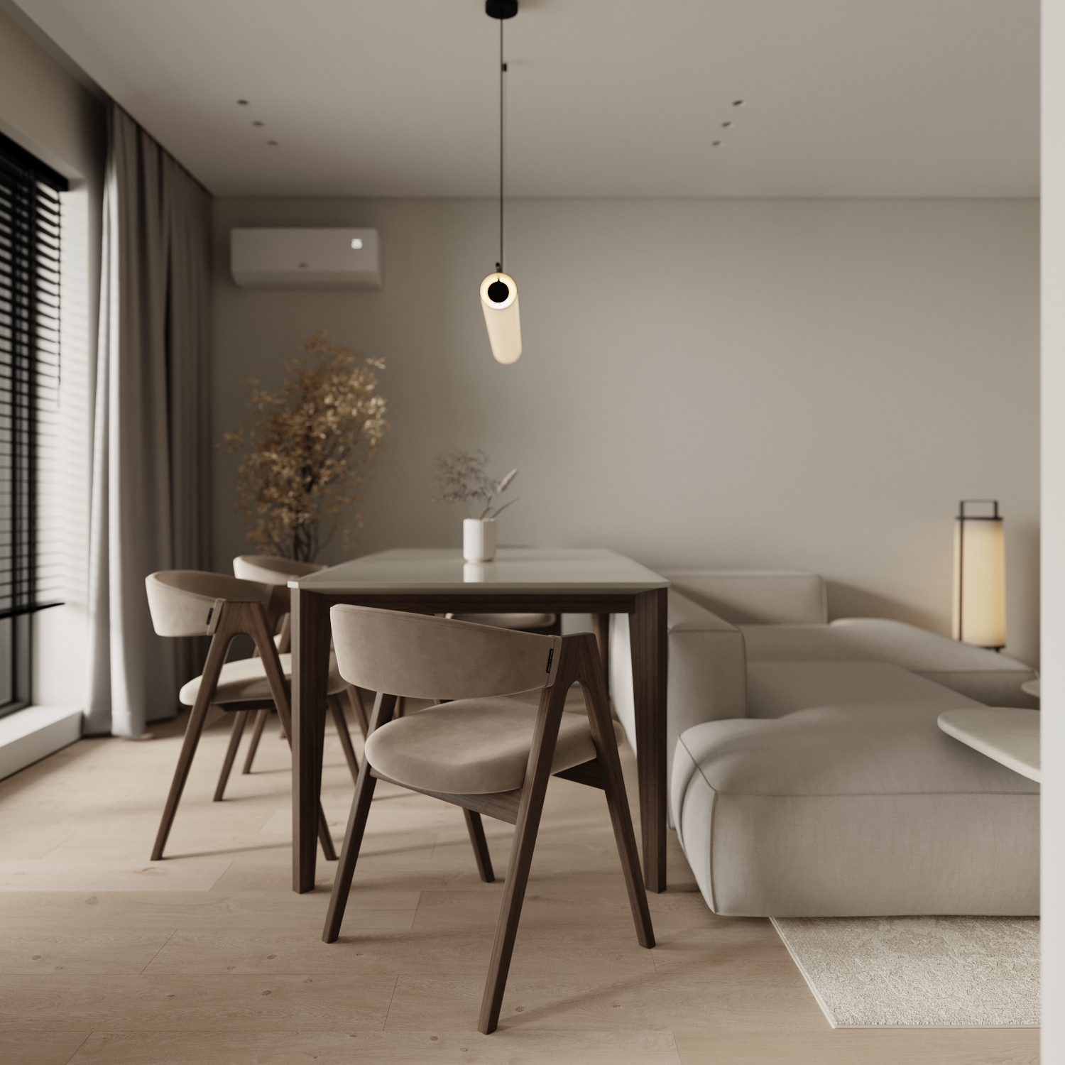 温润舒适，现代简约空间设计！-0