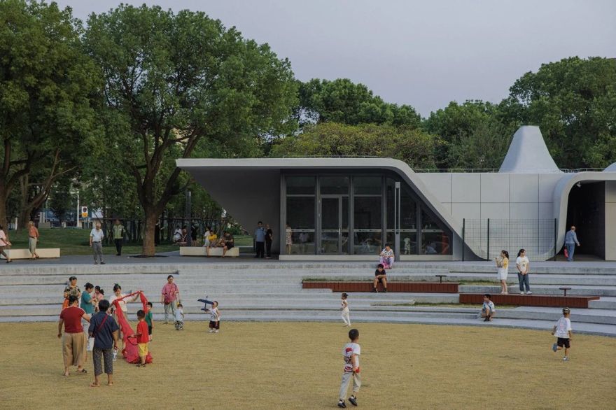 无锡市惠山区长安市民广场城市驿站丨中国无锡丨灰空间建筑事务所-44