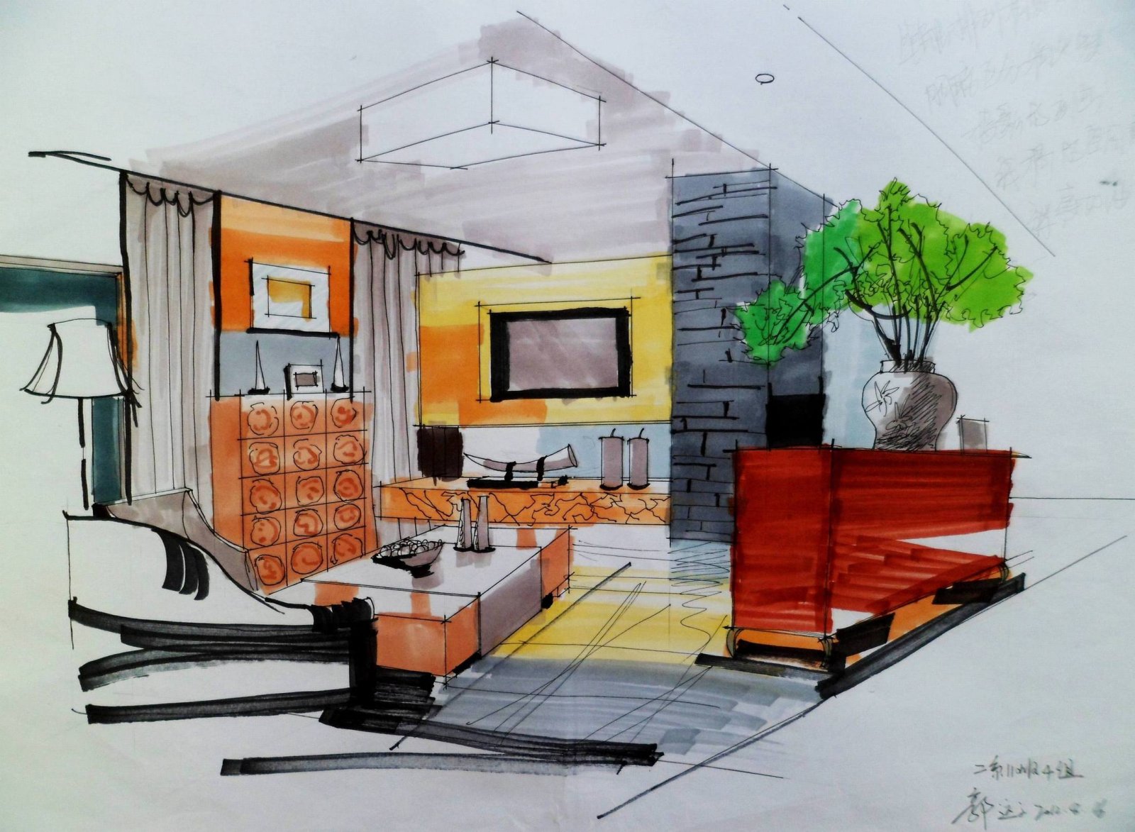 WYD+无影——几年前在特训营的手绘上色空间-6