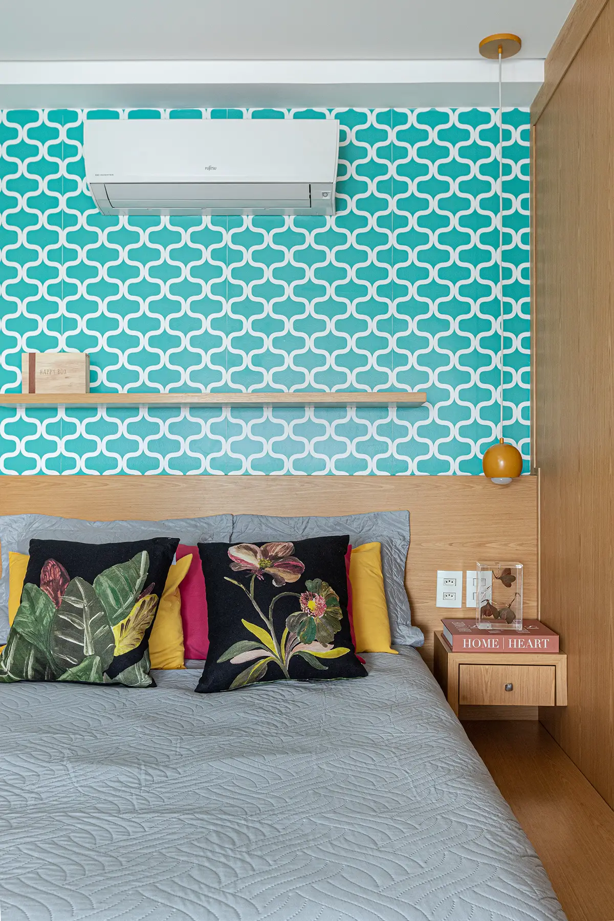 La chambre est bien dissimulée dans ce mini loft de 48m2-7