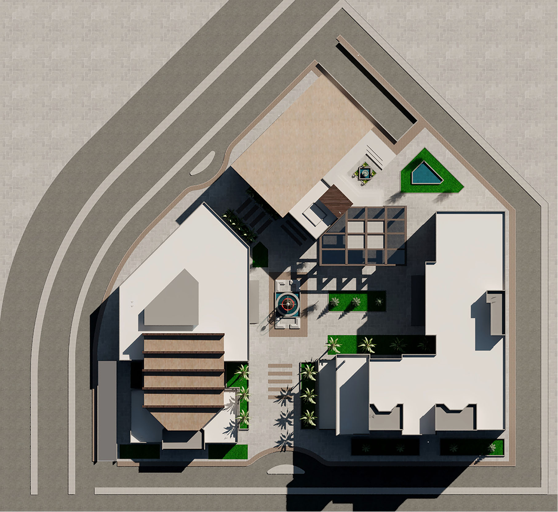 ٍSustainable Research Center with housing for students-6