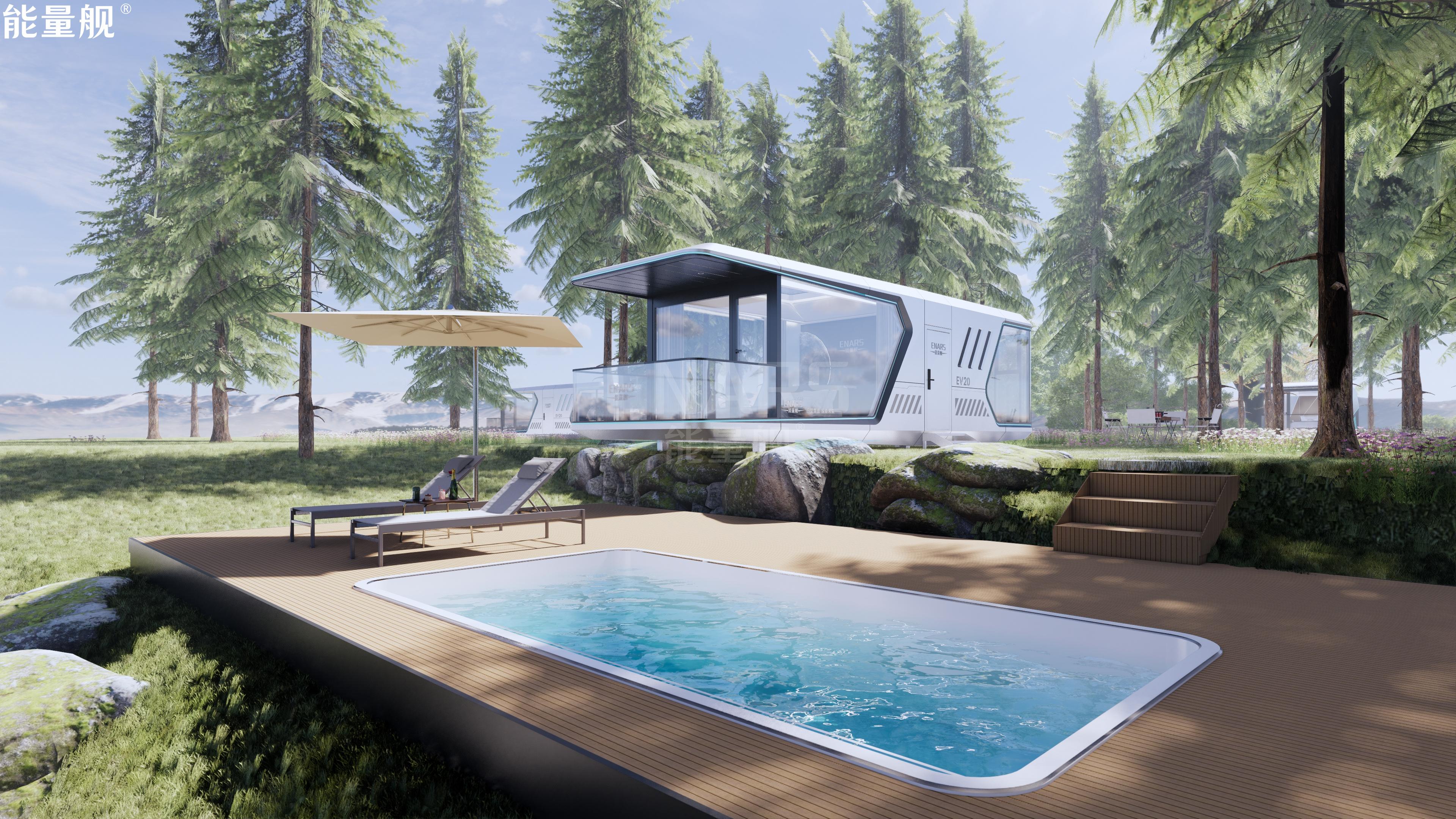 可移动太空舱民宿能量舰海外传播策略-37