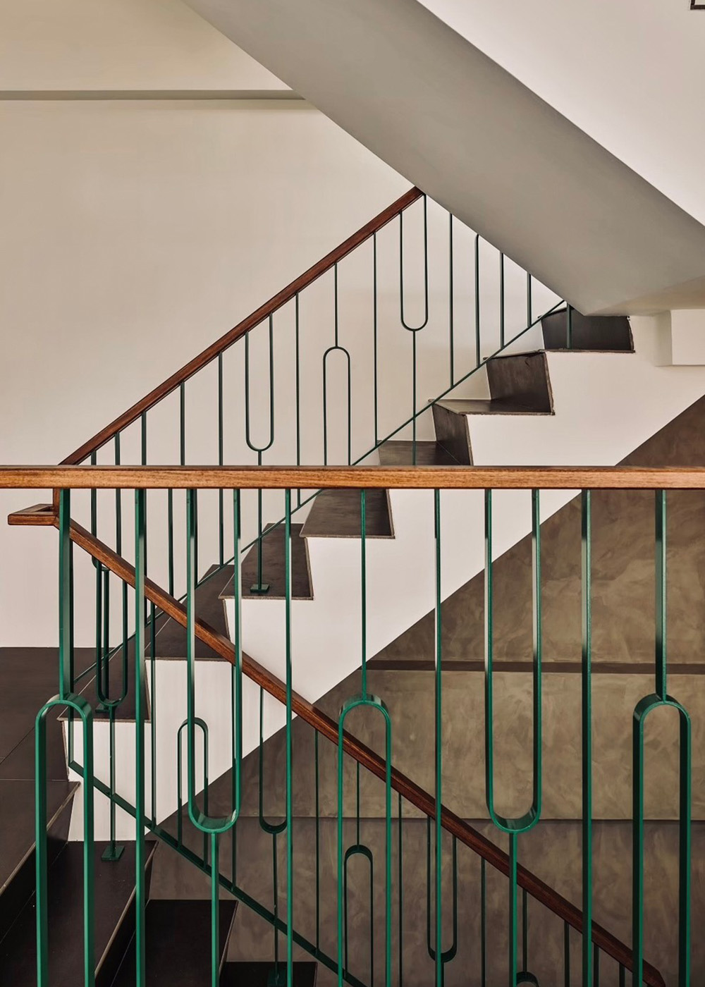 家装设计案例鉴赏——摩登复古感，玩味混搭经典美学-31