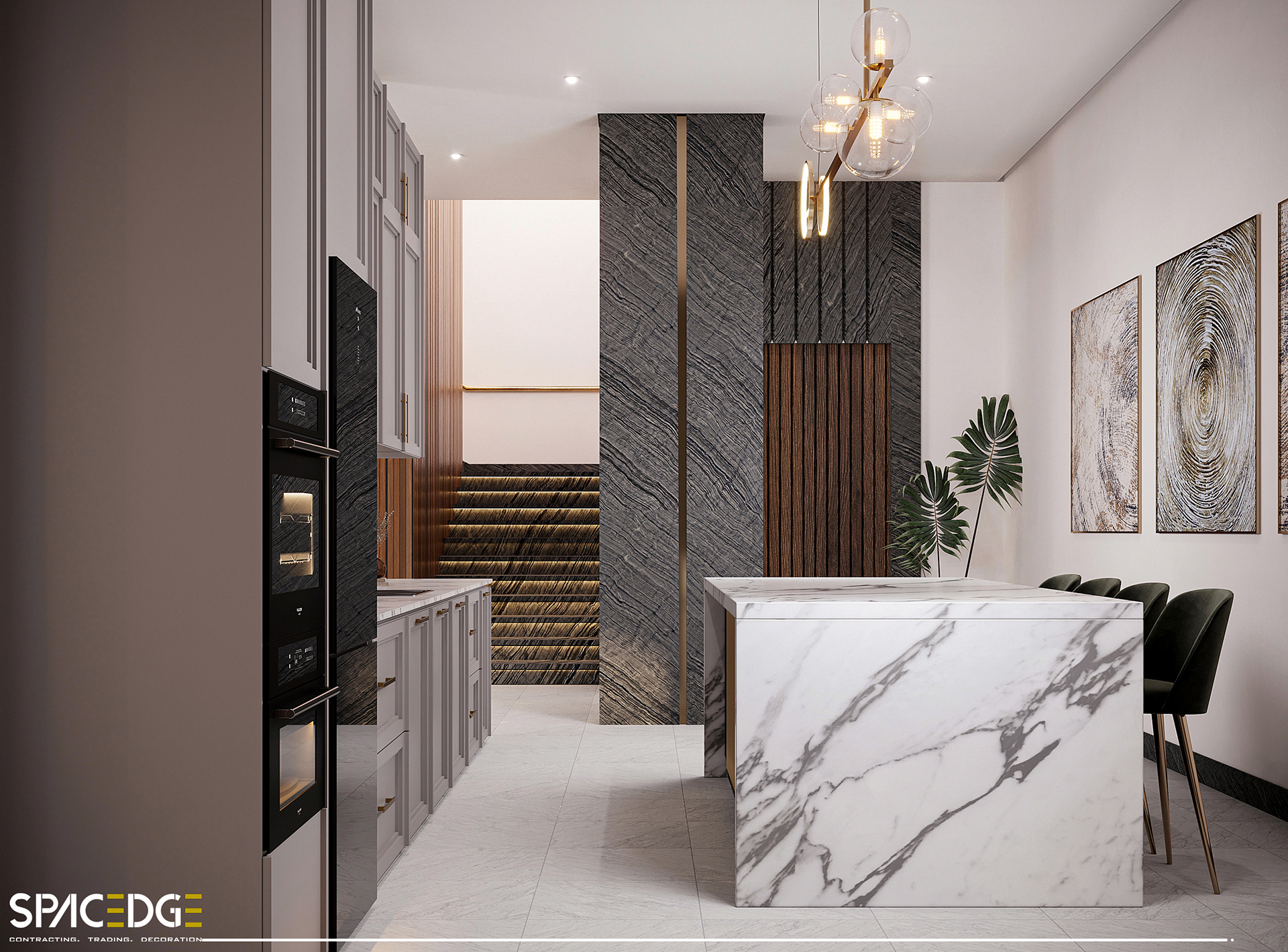 FAMILY LIVING AREA 设计丨卡塔尔多哈丨NADA RADWAN-12