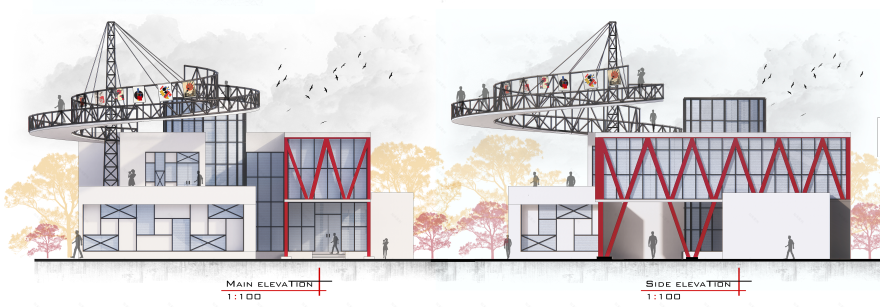 螺旋画廊构成主义学派丨埃及开罗丨开罗大学建筑系-16