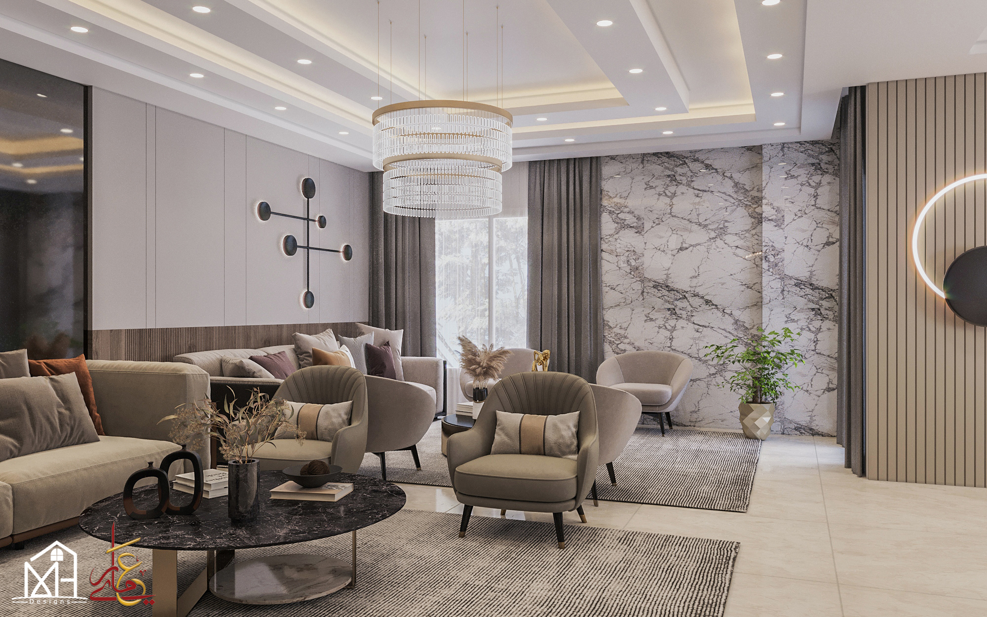 Modern Contemporary Reception & Entrance-13