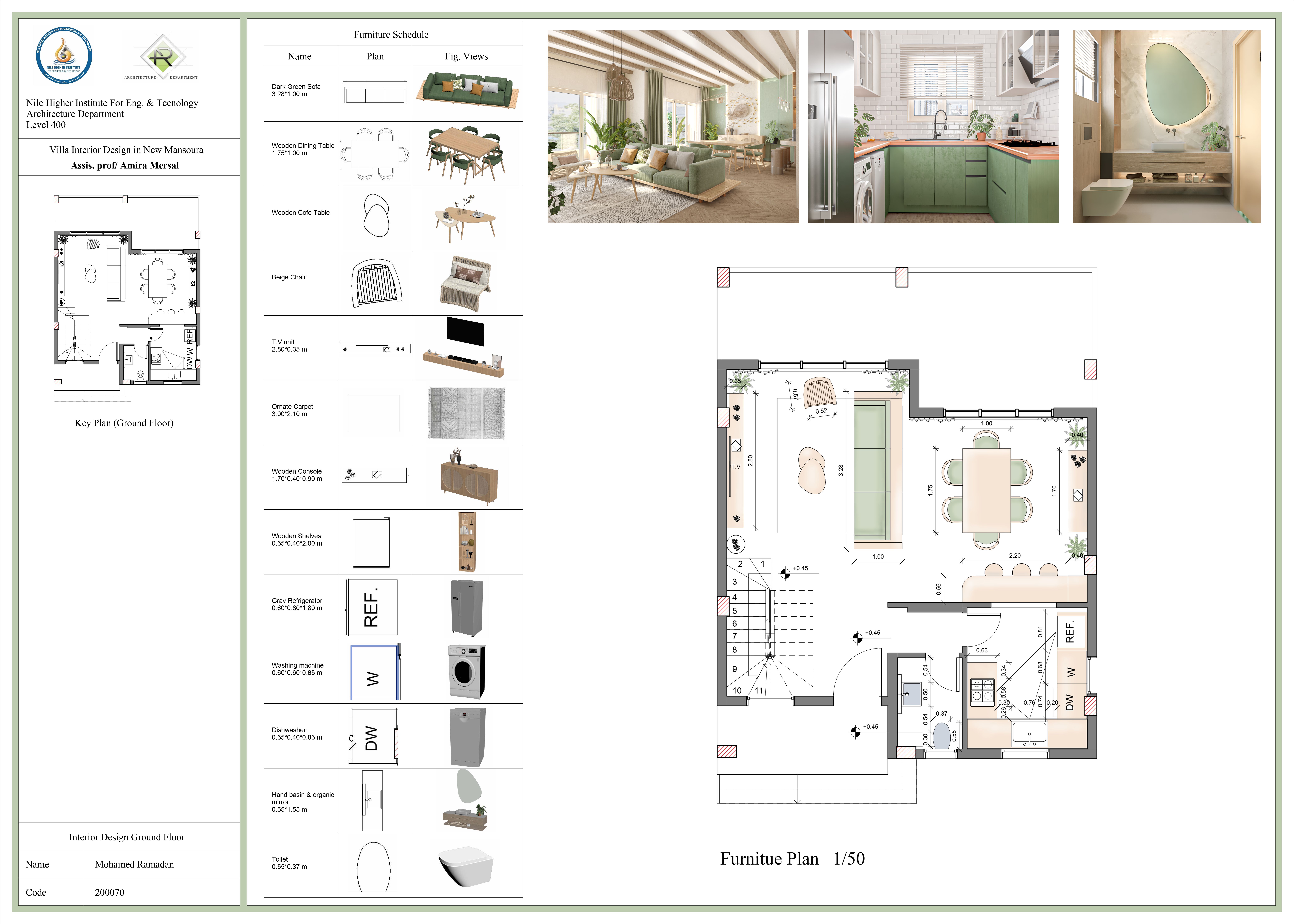 Interior design project | villa in New Mansoura-6