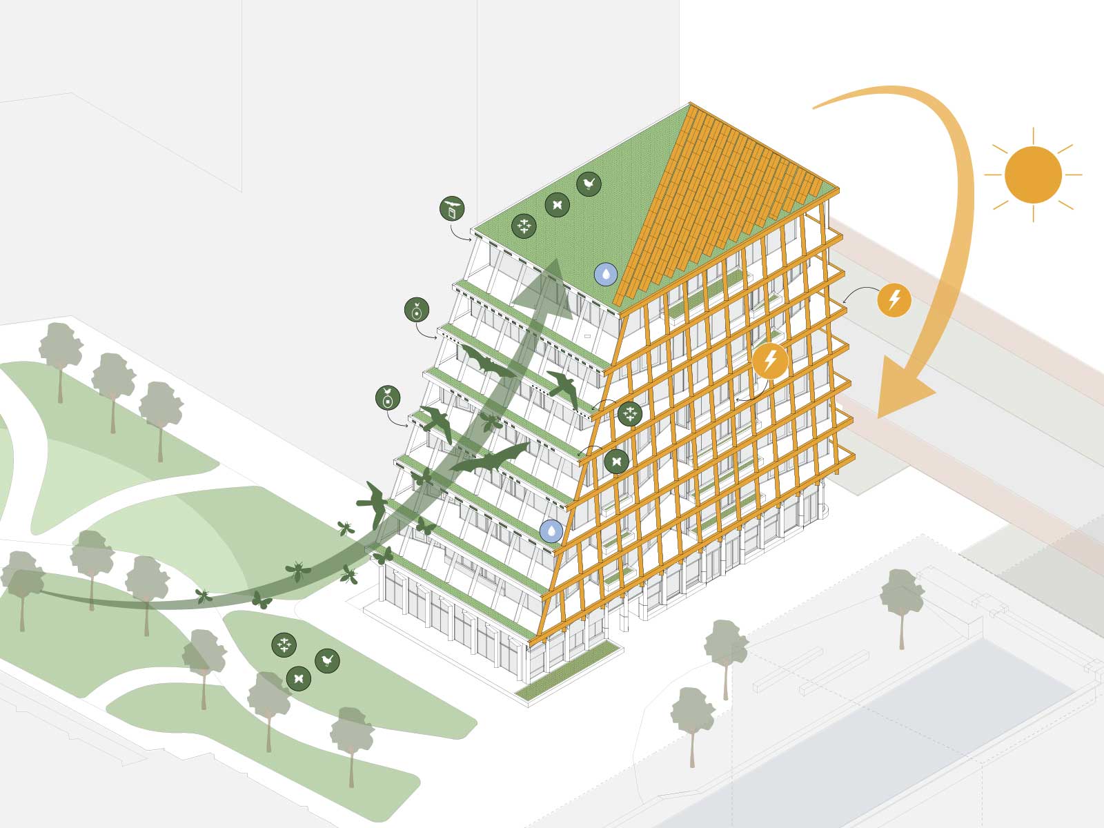 灯塔南区贝塔

注：Keystone常见释义为基石；关键，这里结合语境意译为灯塔；Zuidas音译为南区 ；BETA音译为贝塔 由于缺乏更多背景信息，此翻译仅供参考 丨荷兰阿姆斯特丹丨Evert Klinkenberg等团队-32