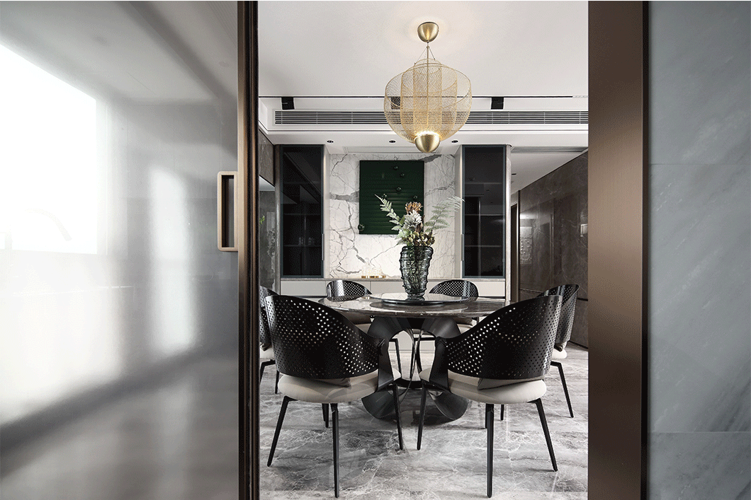 造就设计--简洁高级灰165㎡-10