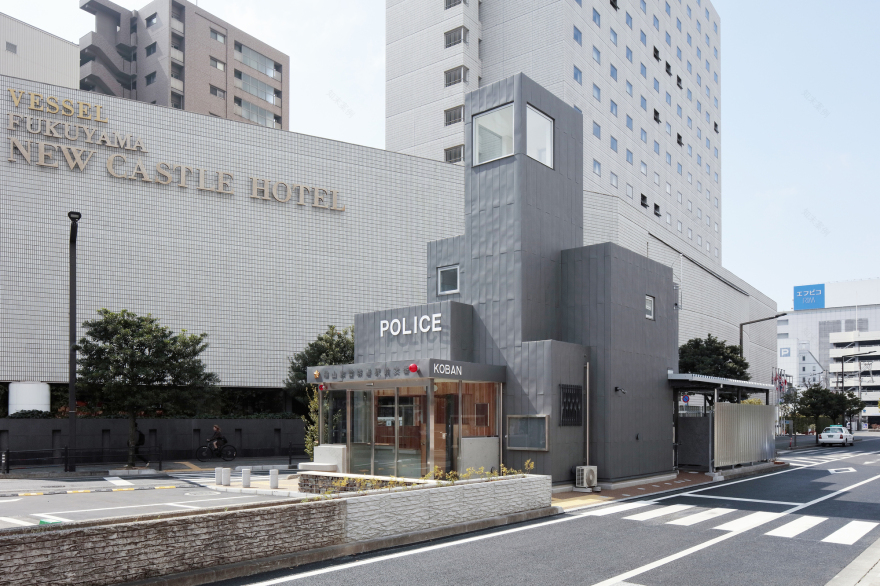 福山警察署站前派出所丨日本广岛丨Meguro Architecture Laboratory-11