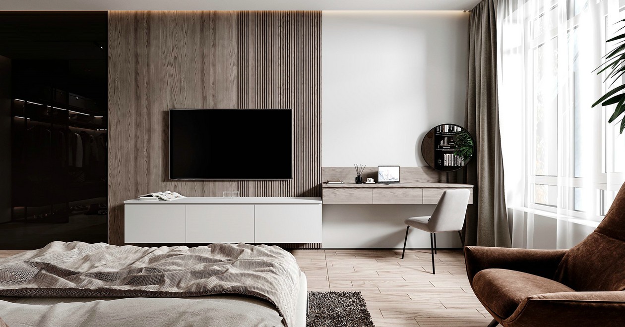 现代深色公寓 质感简约！-12