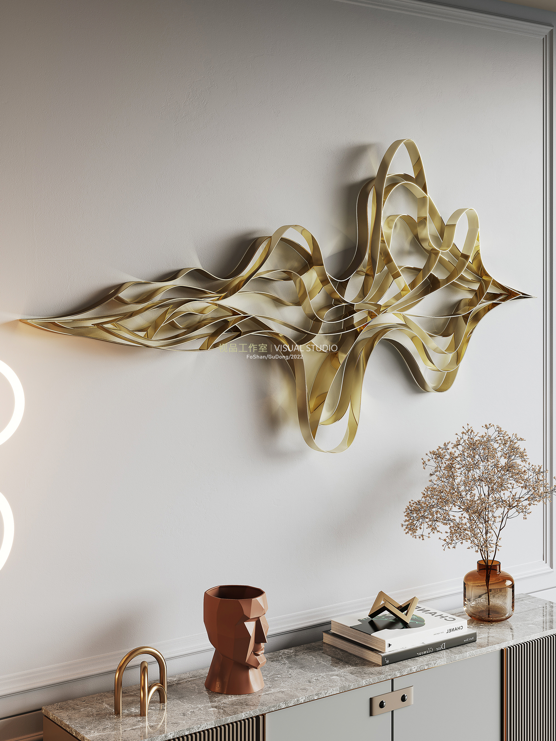 轻奢壁挂饰品效果图-9