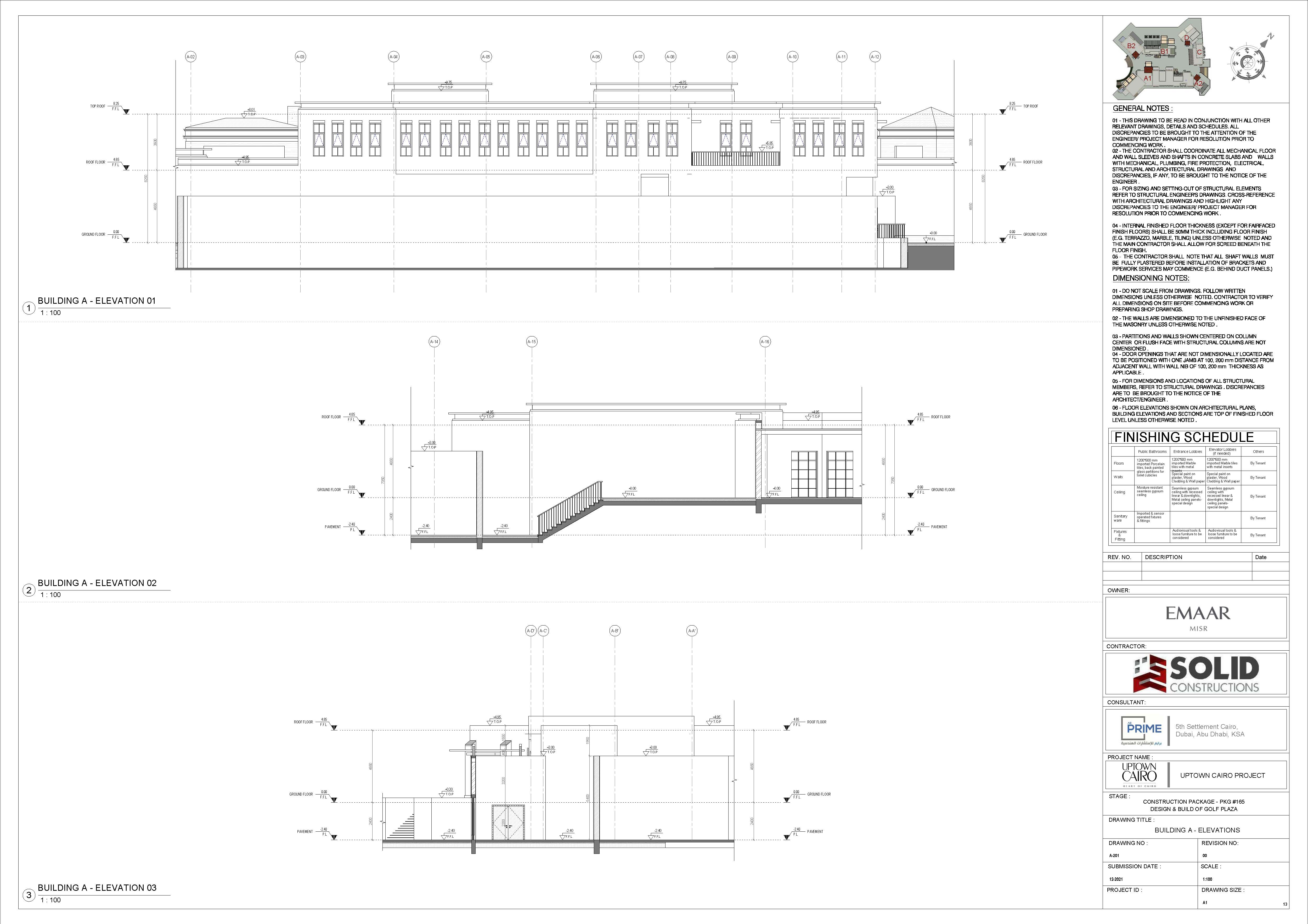 UPTOWN CAIRO GOLF PLAZA-TENDER DRAWINGS-EYGPT-4