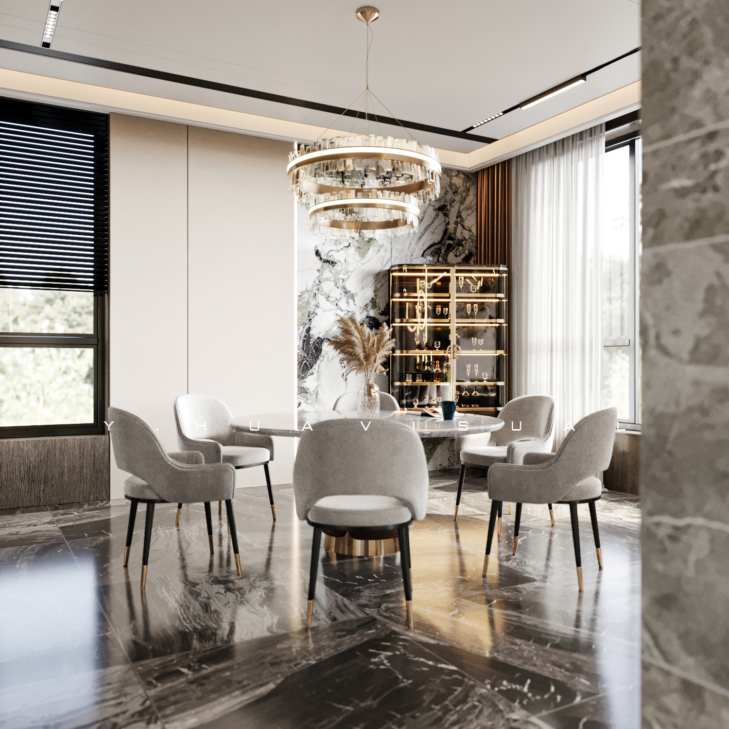 渲染作品分享｜不一样的别墅-4