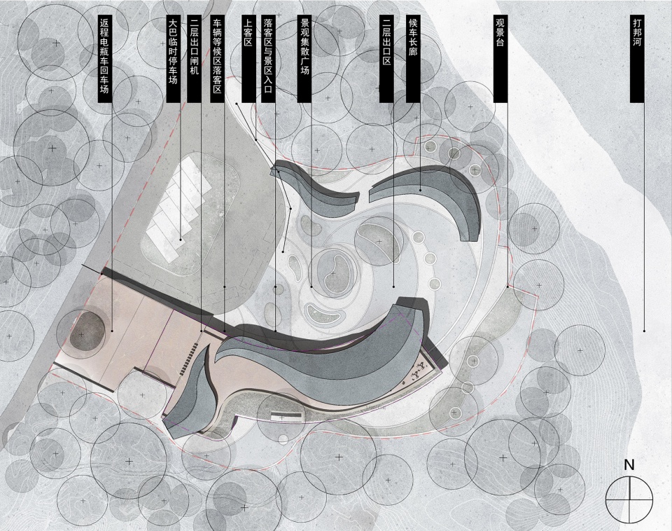 黄果树大瀑布、天星桥景区入口游客中心，贵州 / 中规院 + 清水爱派-77