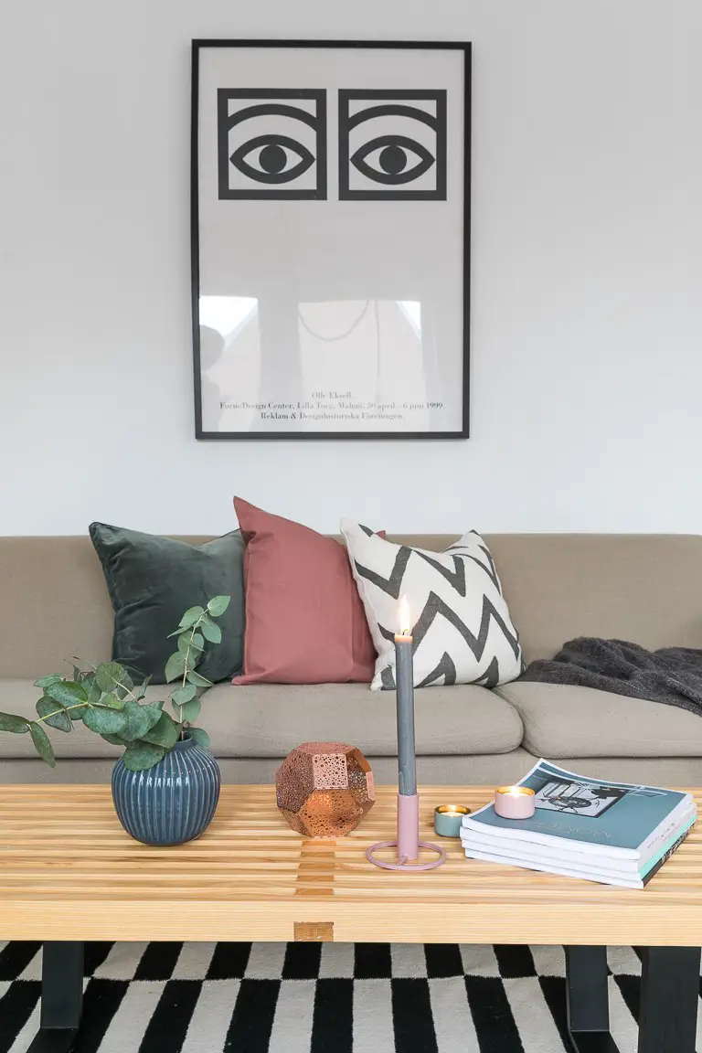 鲜亮色彩点缀的北欧风格 | 以白色为基调的清新空间-14