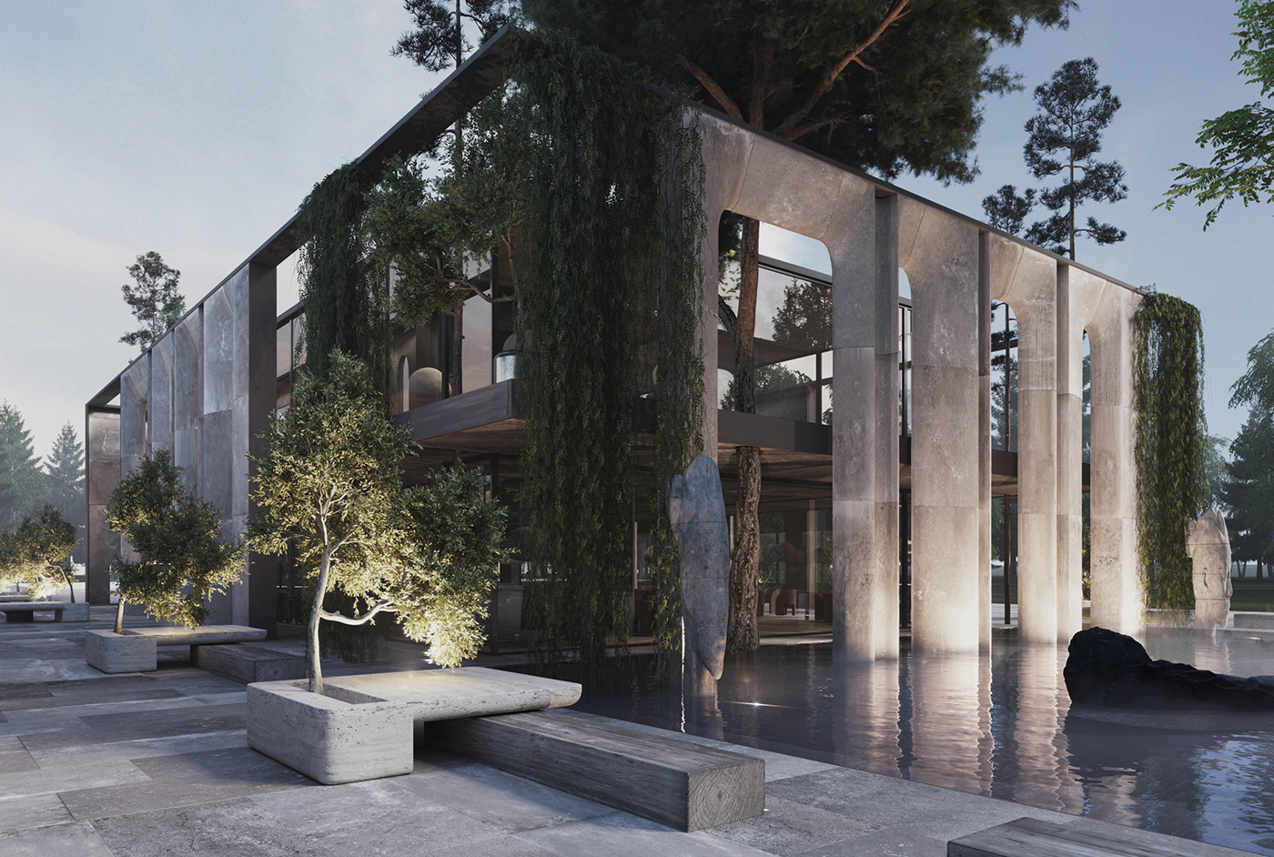 Sergey Makhno Architects 马赫诺乡村度假酒店概念方案-22