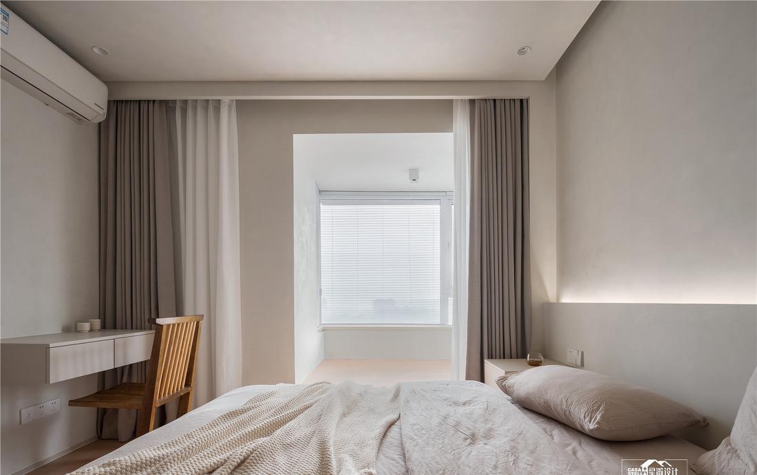 平层暖色调空间设计丨星瀚设计-25