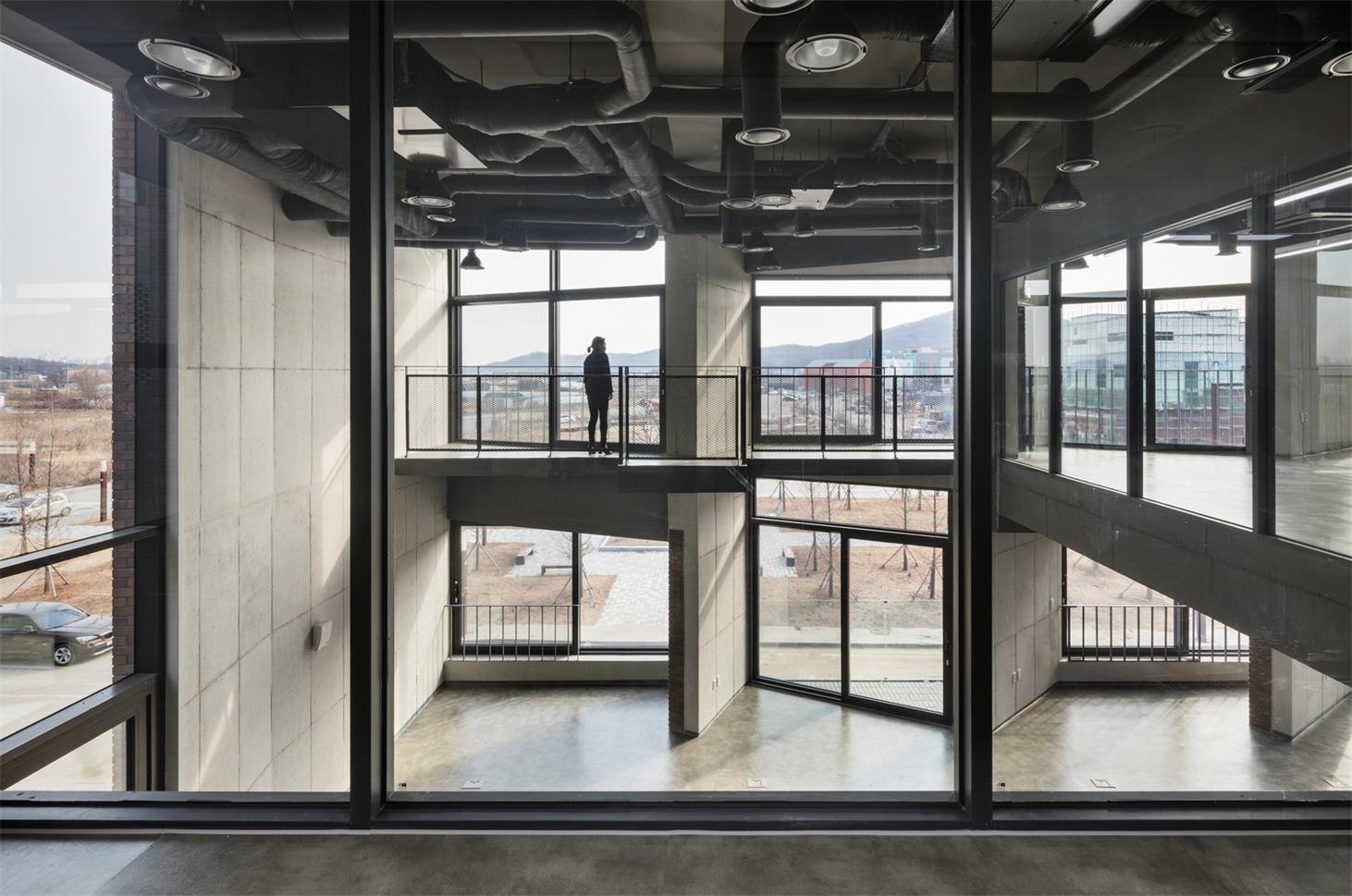 曲折红砖外立面的电影公司办公楼设计丨韩国京畿道丨戈者设计-22