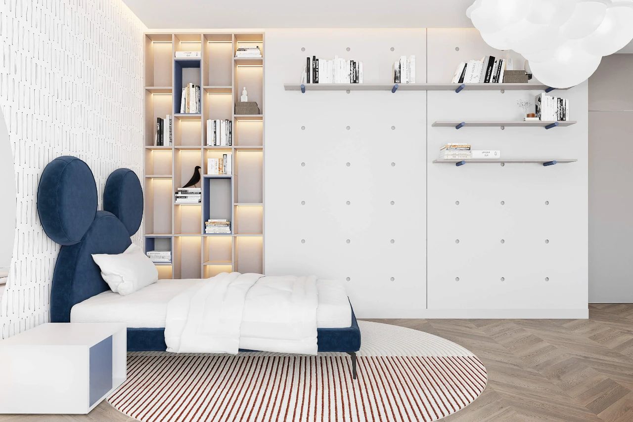 简约舒适的 149m²三层住宅设计丨Dinara Yousupova-34