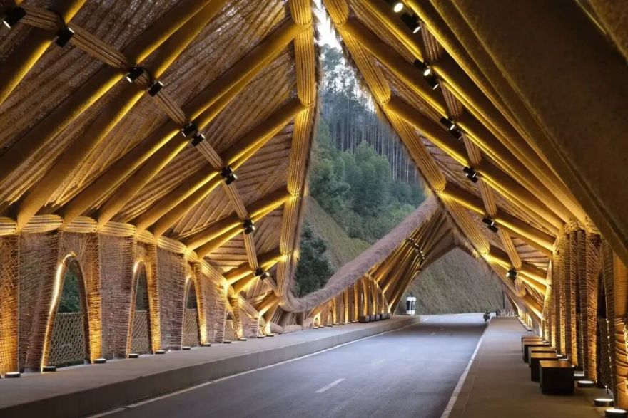 竹境案例|天人山水大地艺术园-竹桥-9