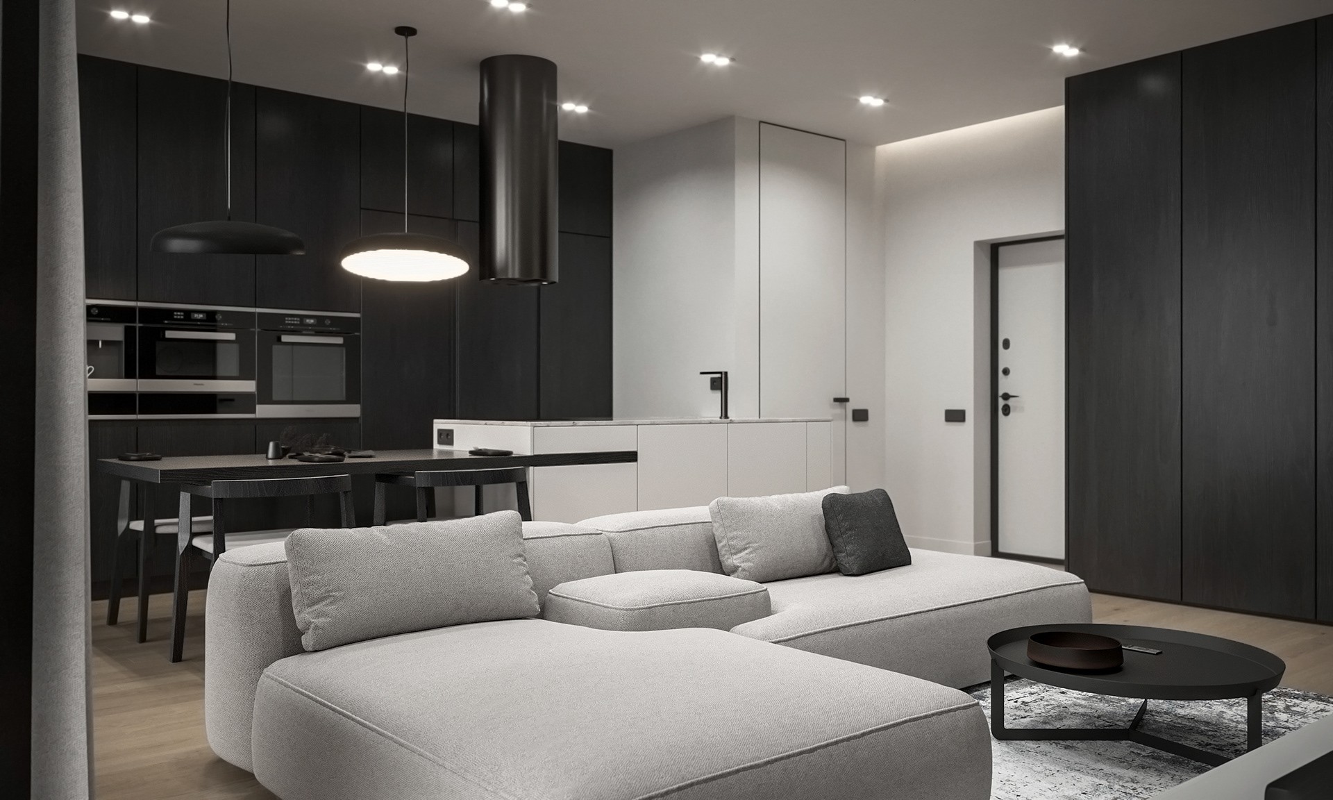 灰色系公寓设计-5