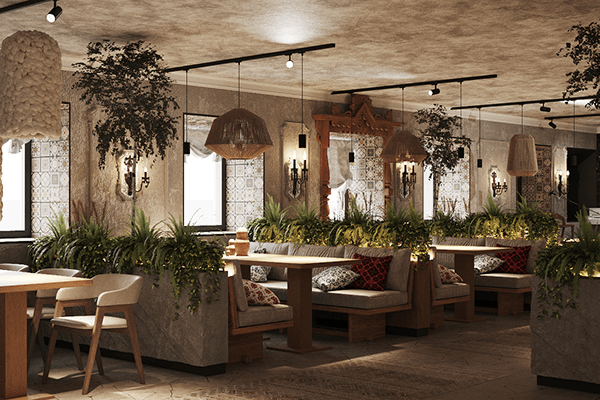 НАСЛЕДЗЬЕ（HERITAGE）餐厅室内设计项目丨白俄罗斯维捷布斯克丨Maryia Matsiash （ANIKIИA）-16