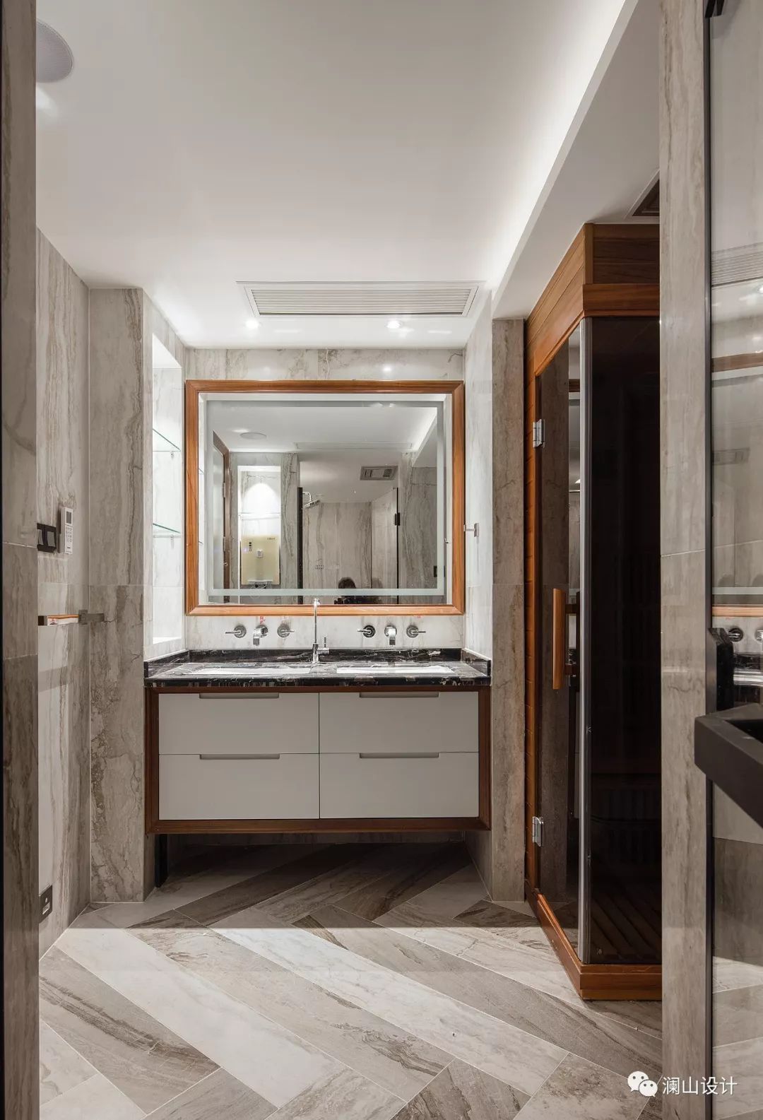 地下室华丽变身,蓝色魔力营造梦幻空间-68