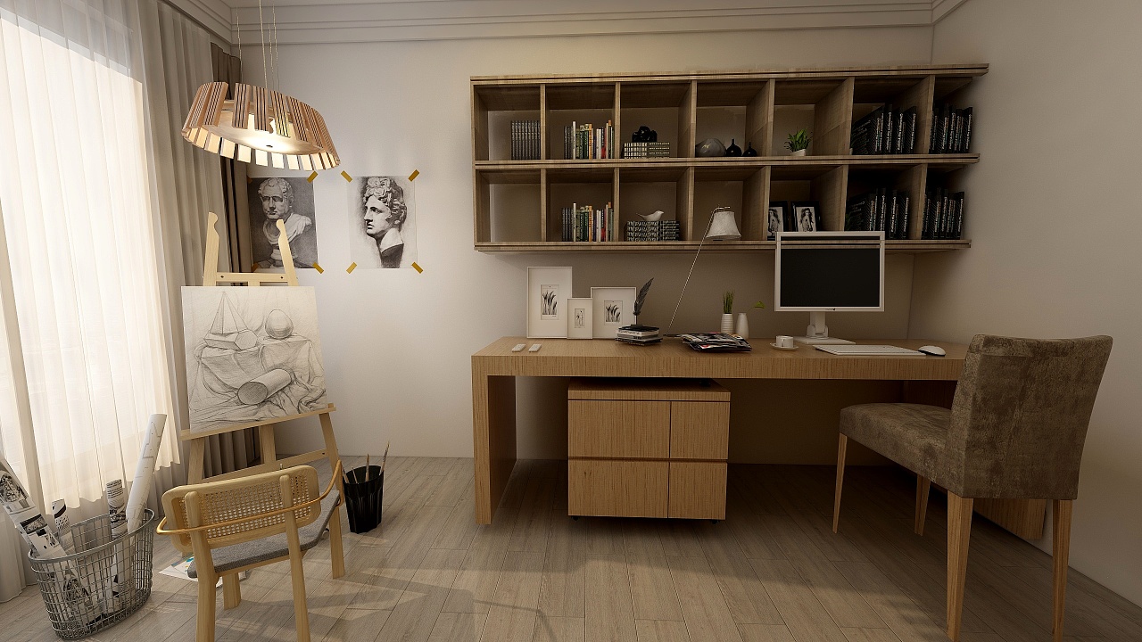 日式原木风温馨治愈家居设计案例-5