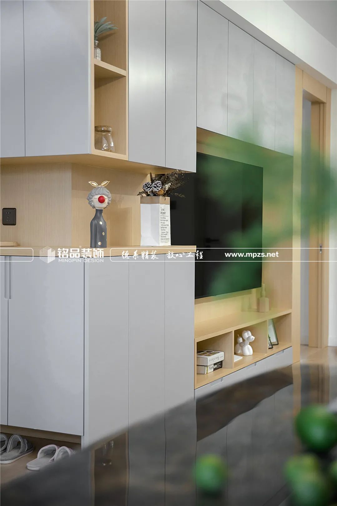 126 平方原木北欧风家居,二宝妈妈老房收纳逆袭-21