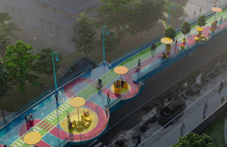 上海普济路高架桥景观-25