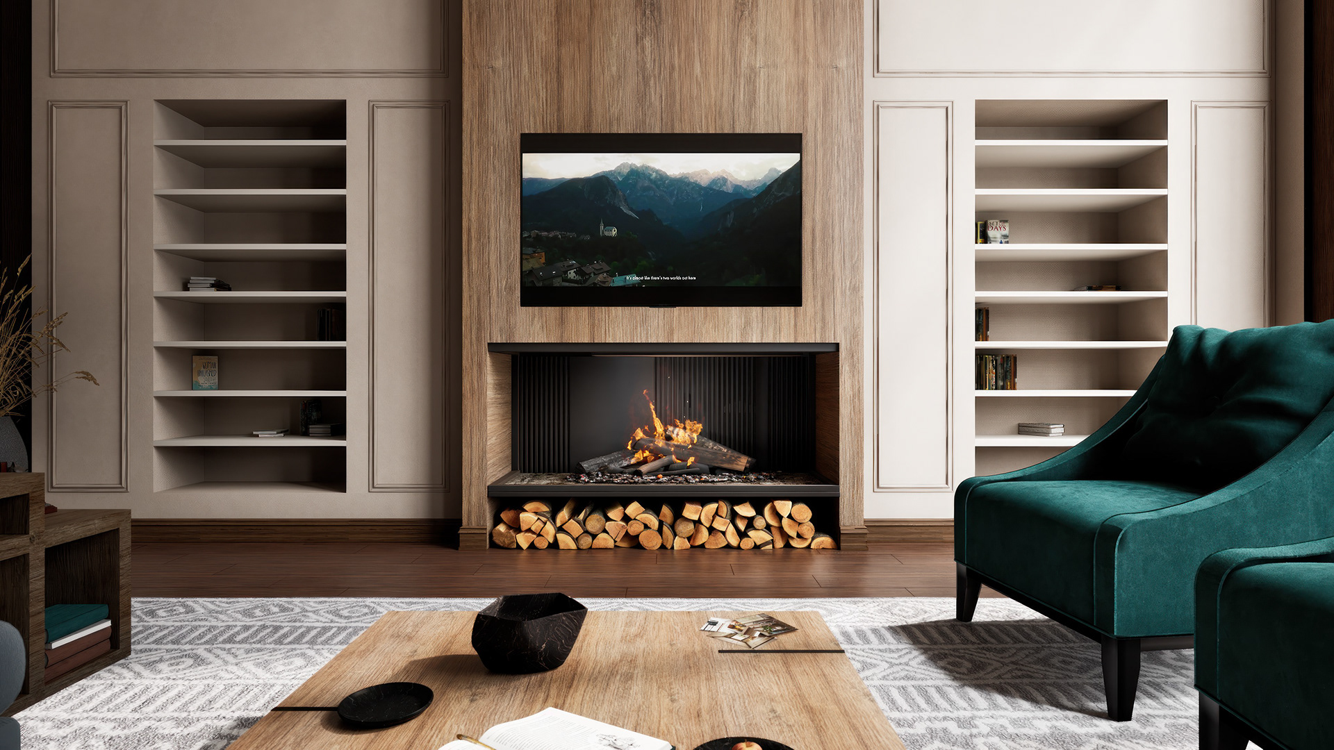 Alpine House Interior (UE5 Interactive)-2