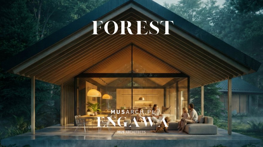 森林缘廊(注:Engawa是日语外来词,常见指房屋与庭院间的走廊,这里FOREST ENGAWA推测是指森林边缘类似廊状的区域,具体含义可能需结合更多语境判断 ) 丨波兰弗罗茨瓦夫丨MUS ARCHITECTS-36