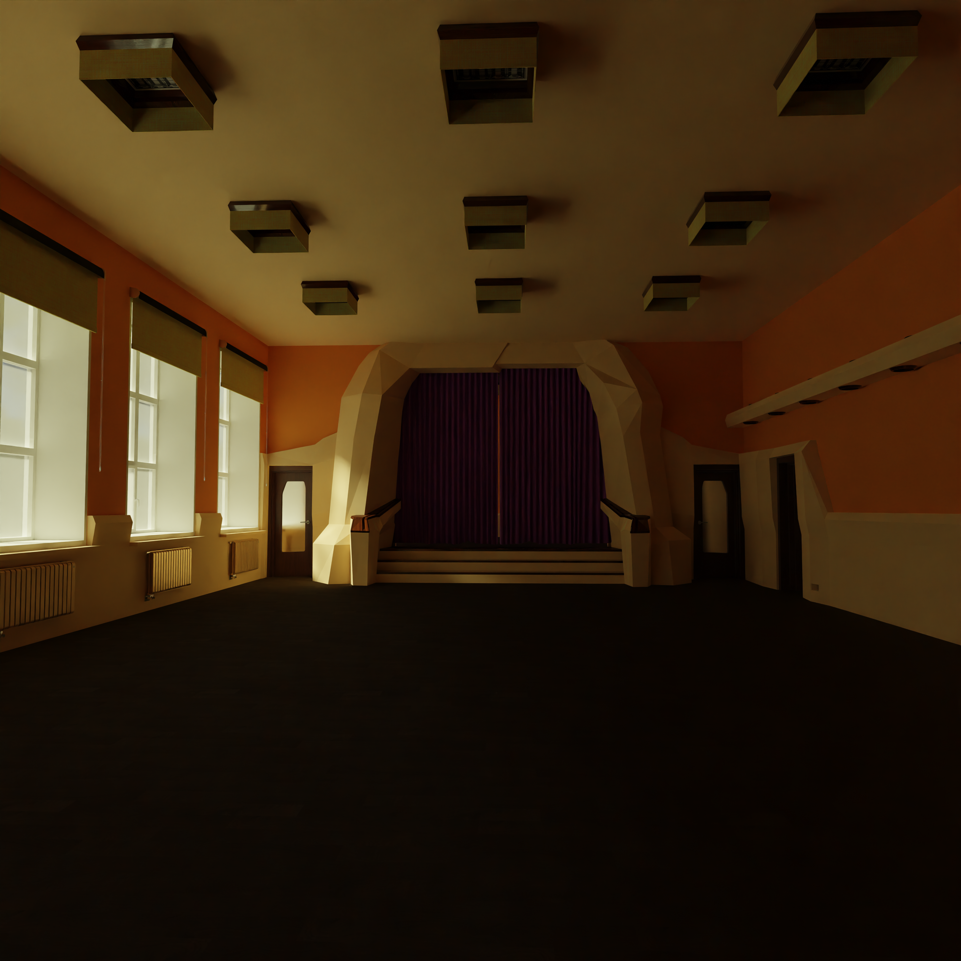 索菲亚学校礼堂室内设计丨Mykyta Lytovchenko-8