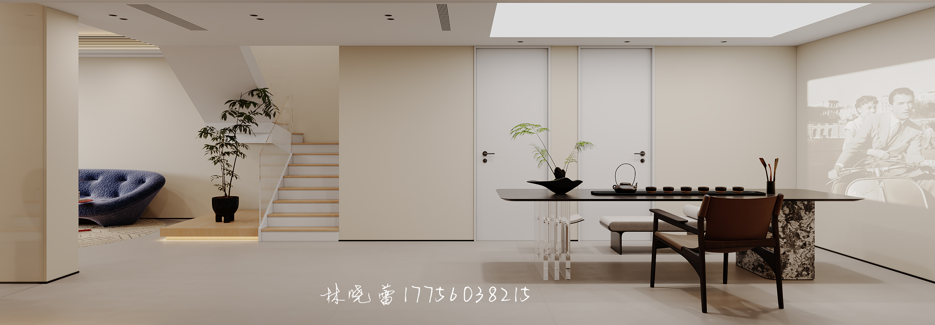 现代极简复式，生活中的艺术感-4