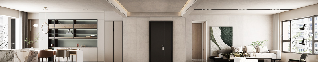 微水泥极简三口之家-0