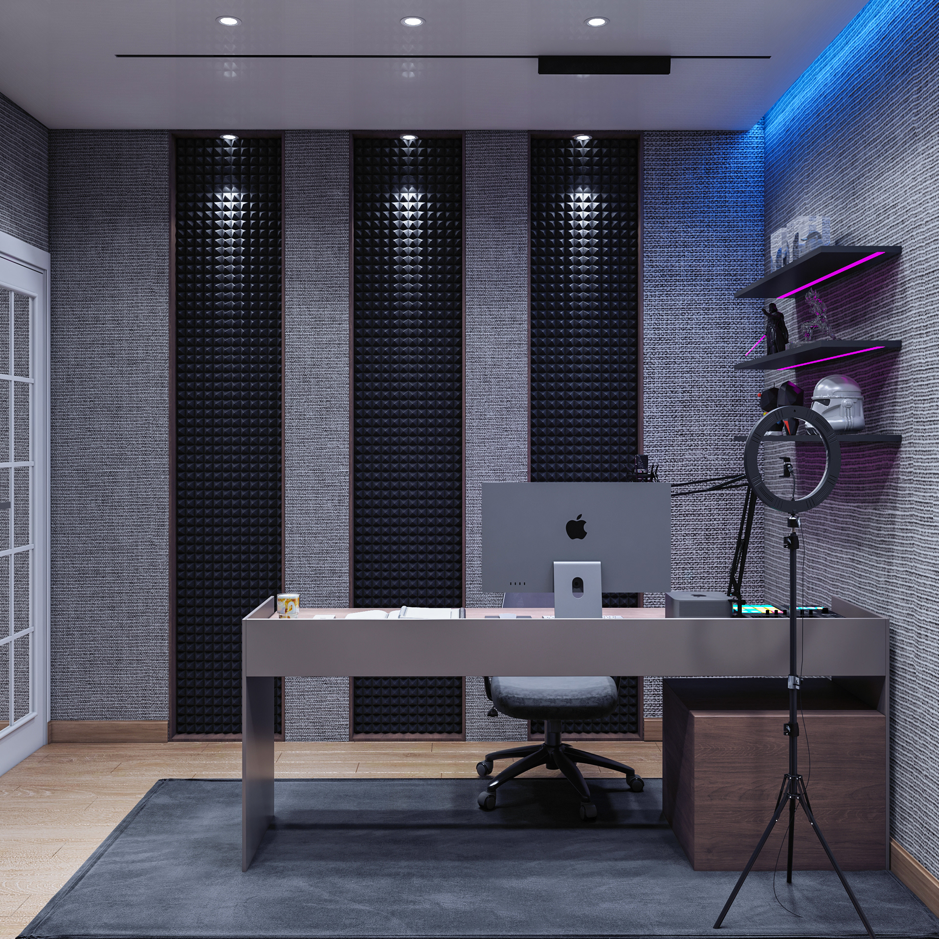 Youtuber 房间设计丨埃及丨DEBO Architecture & Contracting-8