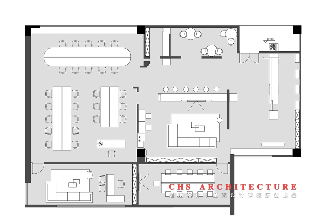 追光·高级办公室原创方案设计丨超前设计-14