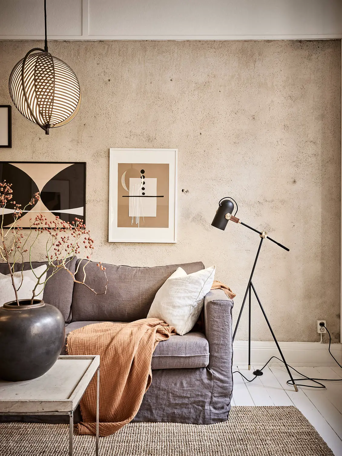 温柔粉色系，致敬 Art Deco 的 55 平米公寓-2