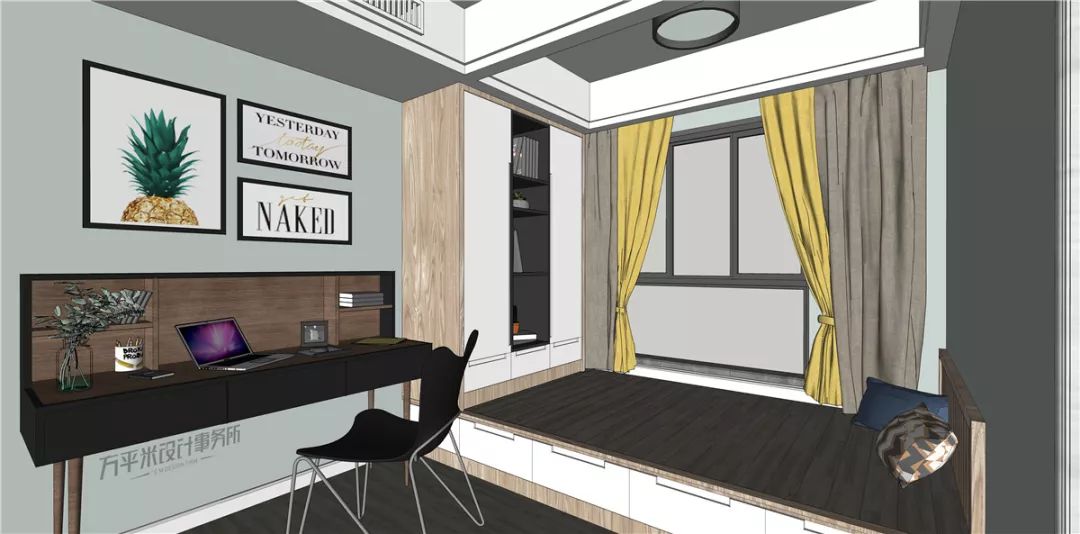 97 平现代女性公寓,紧凑空间变开阔-47