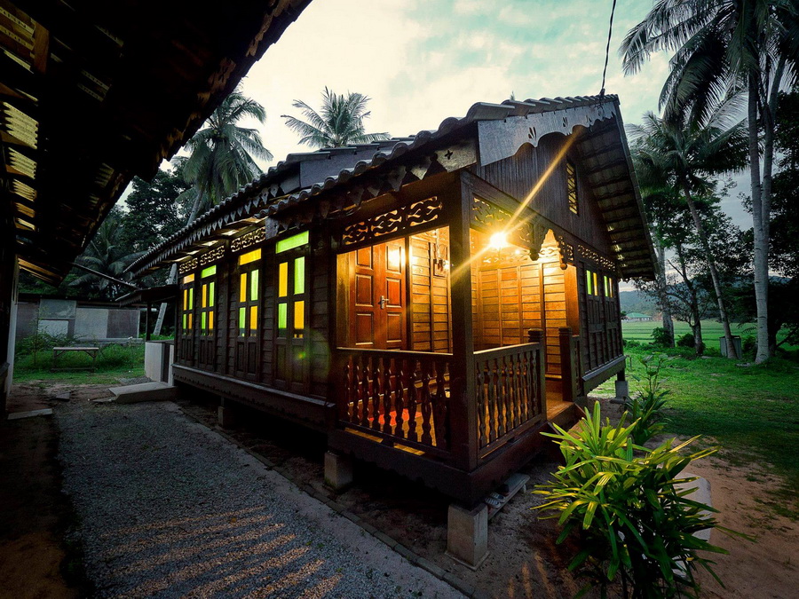 马来西亚兰卡威传统高脚木屋民宿-14