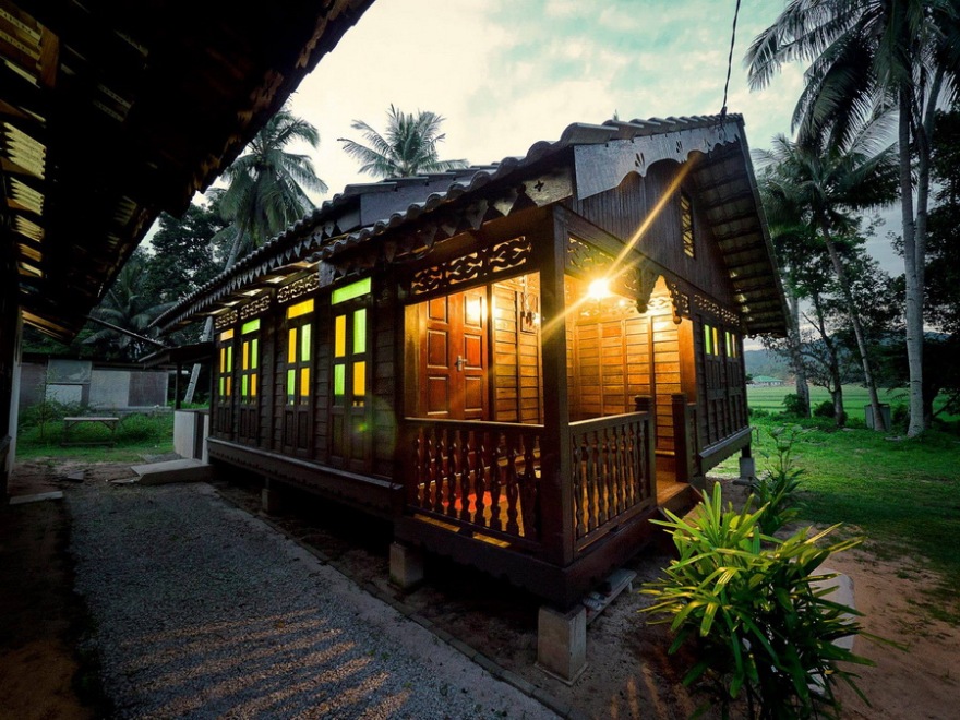 马来西亚兰卡威传统高脚木屋民宿-14