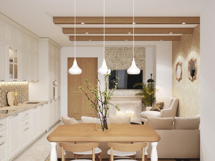 Cozy country城市公寓室内设计丨乌克兰基辅-24