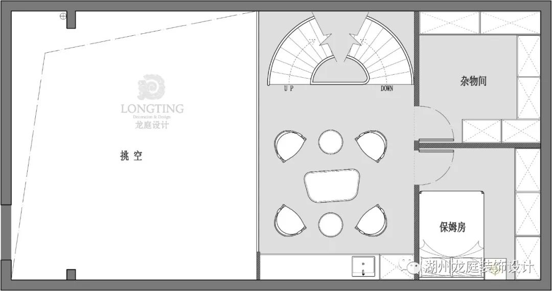 富力城现代简约排屋 | 精致半圆弧楼梯，开放式影音空间-53
