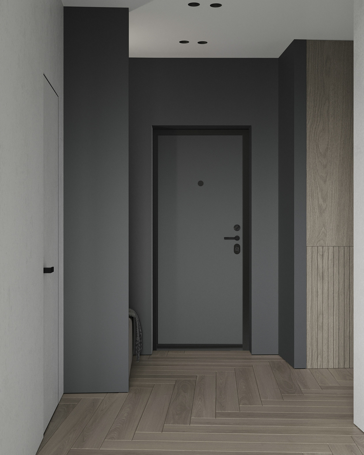 原木与绿色清新惬意居住空间-0